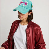 "Beach Please" Baseball Cap-Distressed WHOLESALE BY DOZEN(12PCS)