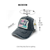 "BOAT HAIR DONT CARE" 2nd edition DISTRESSED BASEBALL CAP WHOLESALE BY DOZEN(12PCS)