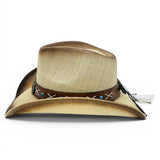 "Bull Blue Beads" Hard Shell COWBOY HAT WHOLESALE