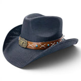 "Bull Blue Beads" Hard Shell COWBOY HAT WHOLESALE