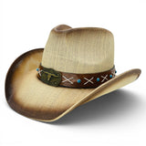"Bull Blue Beads" Hard Shell COWBOY HAT WHOLESALE