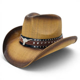"BullSkull" Hard Shell COWBOY HAT WHOLESALE