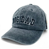 "Dog Dad" DISTRESSED BASEBALL CAP WHOLESALE BY DOZEN(12PCS)