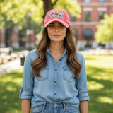 "God Bless" DISTRESSED BASEBALL CAP WHOLESALE BY DOZEN(12PCS)