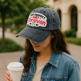 "Not Perfect Just Forgiven" DISTRESSED BASEBALL CAP WHOLESALE BY DOZEN(12PCS)