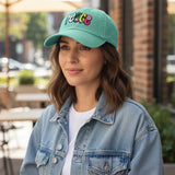 "Peace" Patched DISTRESSED BASEBALL CAP WHOLESALE BY DOZEN(12PCS)