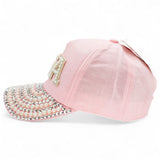 "USA" BLING STONE BASEBALL CAP WHOLESALE BY DOZEN(12PCS)