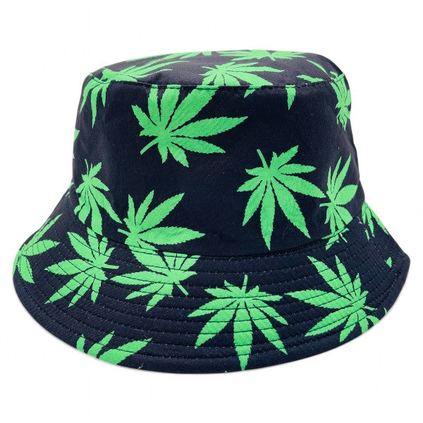 "MARY JANE'S LEAF" WHOLESALE BUCKET HAT BY DOZEN(12PCS)