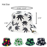 "MARY JANE'S LEAF" WHOLESALE BUCKET HAT BY DOZEN(12PCS)
