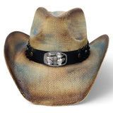 "Silver Bullskull" Hard Shell COWBOY HAT WHOLESALE