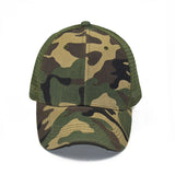 "Camouflage"  VENTED BASEBALL CAP wholesale BY DOZEN(12PCS)